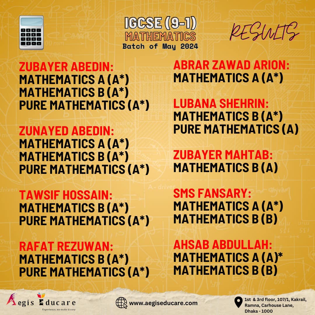 Mathematics Result